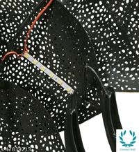 Iron 18 Leaf With Led Wall Decor - Free Size, Metal, Pack of1